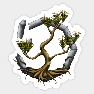 Bonsai: Octagon Sticker